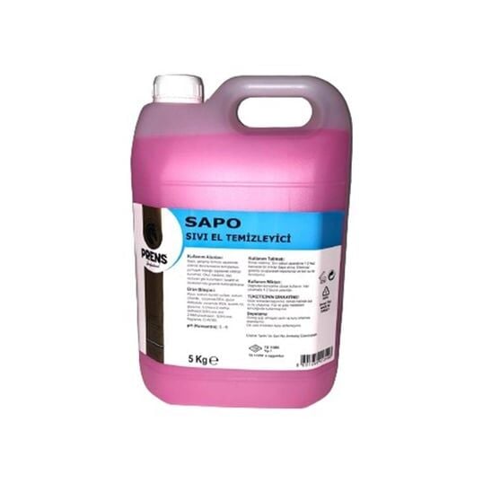 PRENS PROFESYONEL SAPO Sıvı EL Temizleyici 5 KG (Sıvı El Sabunu)