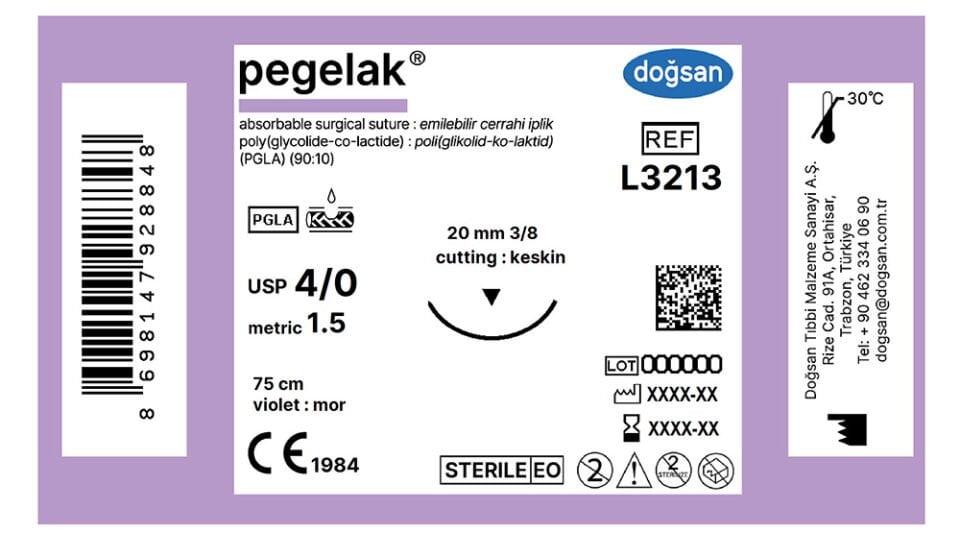 Pegelak 4/0 20 3/8 keskin(▼),75cm