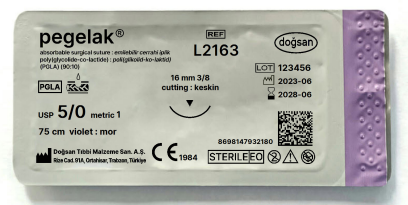 Pegelak 5/0 16 3/8 keskin(▼),75cm