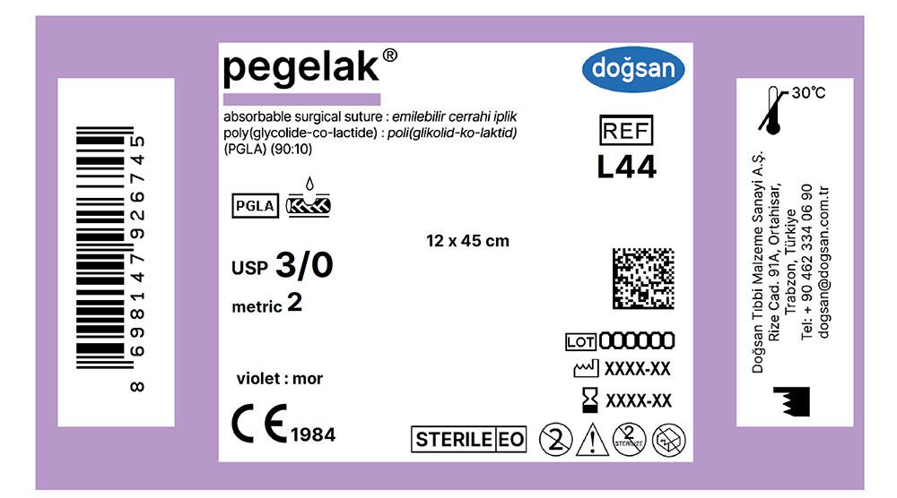 Pegelak 3/0 (12x45cm)