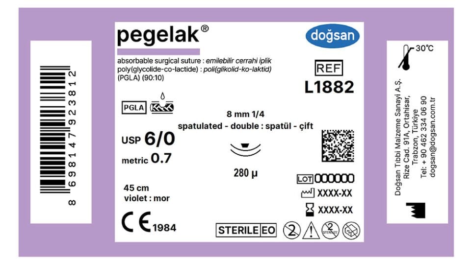 Pegelak 6/0 8 1/4 spat(çft),280µ,45cm